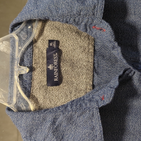 Men's Rainforest Blue Knit Shirt - Picture 4 of 7